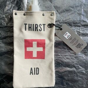 Tote+Able: Thirst Aid Canvas Water Bottle